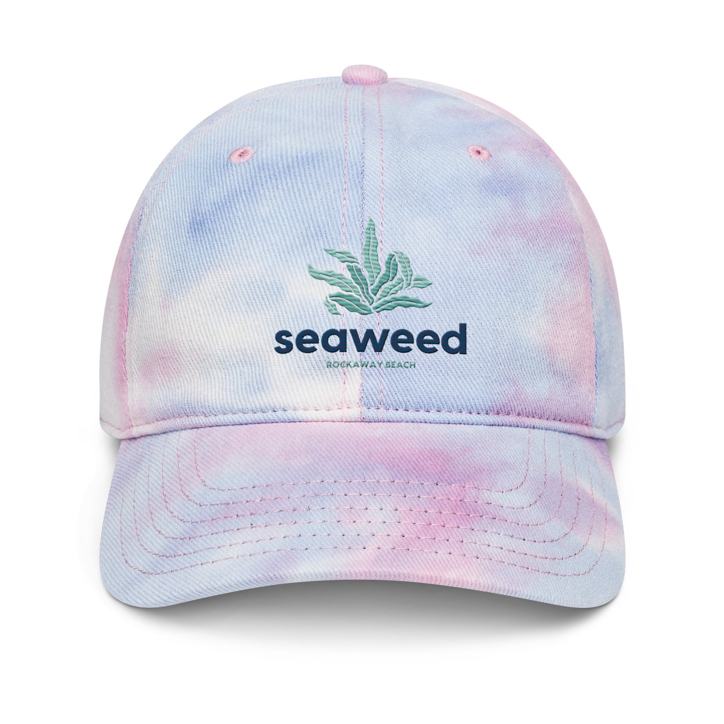 Tie dye embroidered hat