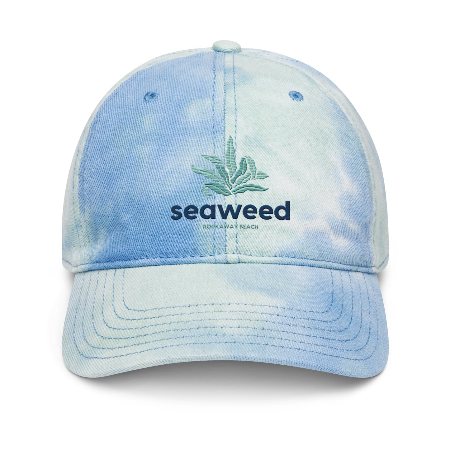 Tie dye embroidered hat